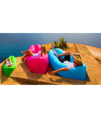 Sofa Sacco Gonfiabile Materassino Spiaggia Aria Relax Piscina Divano Amaca Pouf         