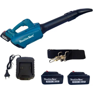 Soffiatore a Batteria per Giardino, Soffiatore Elettrico con 2 Batterie 4.0Ah