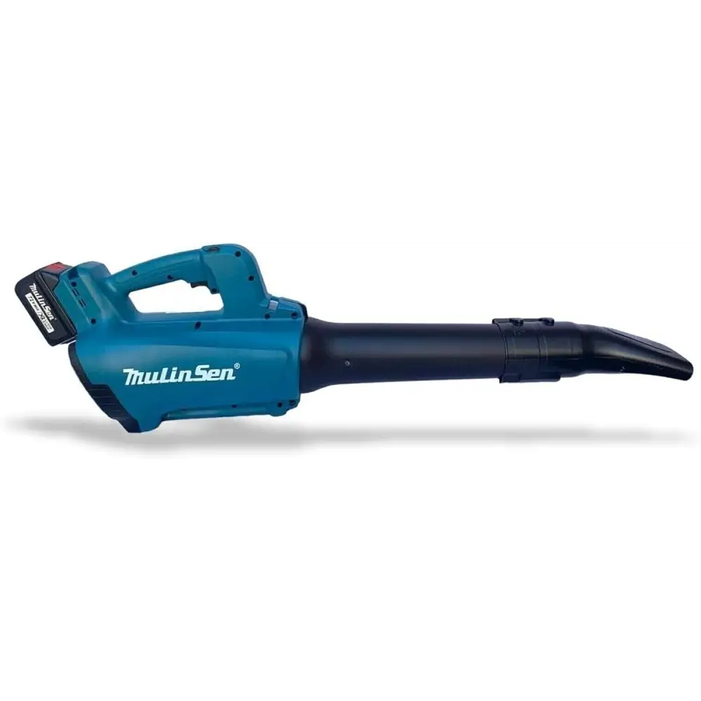 Soffiatore a Batteria per Giardino, Soffiatore Elettrico con 2 Batterie 4.0Ah