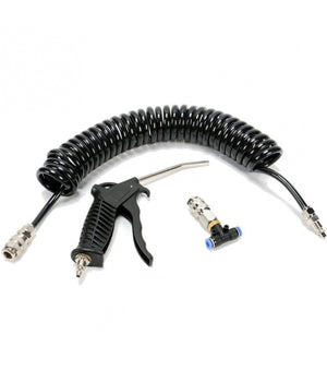 Soffiatore Pistola Ugello Per Compressore Con Tubo Aria Compressa A Spirale         