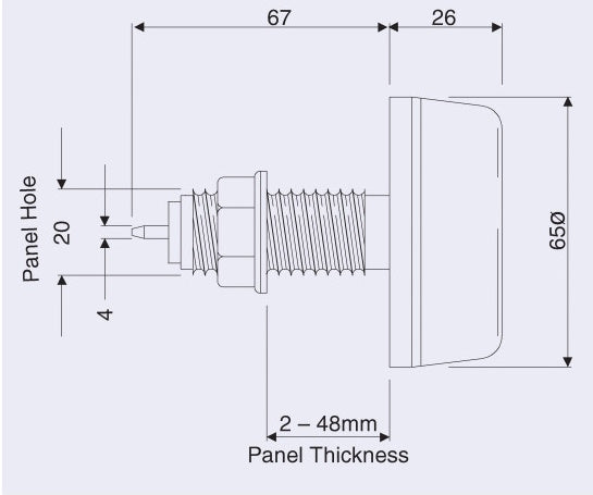 PULSANTE SOFFIETTO BIANCO