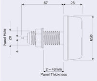 PULSANTE SOFFIETTO BIANCO