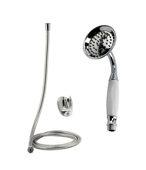 Soffione Doccia A Telefono Con Tubo Flessibile Da 180 Cm Filtro Supporto A Muro         