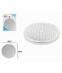 Soffione Doccia Led Rgb Rotondo 20cm Cromoterapia Doccia Emozionale Argento 79906         