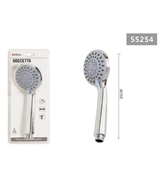 Soffione Doccia Multigetto Bagno Doccetta Universale Getto Regolabile 25cm 55254         