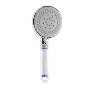 Trade Shop - Soffione Doccia Multigetto Rotondo Doccetta Moderno 11 X 25 Cm Massaggio 79696 -