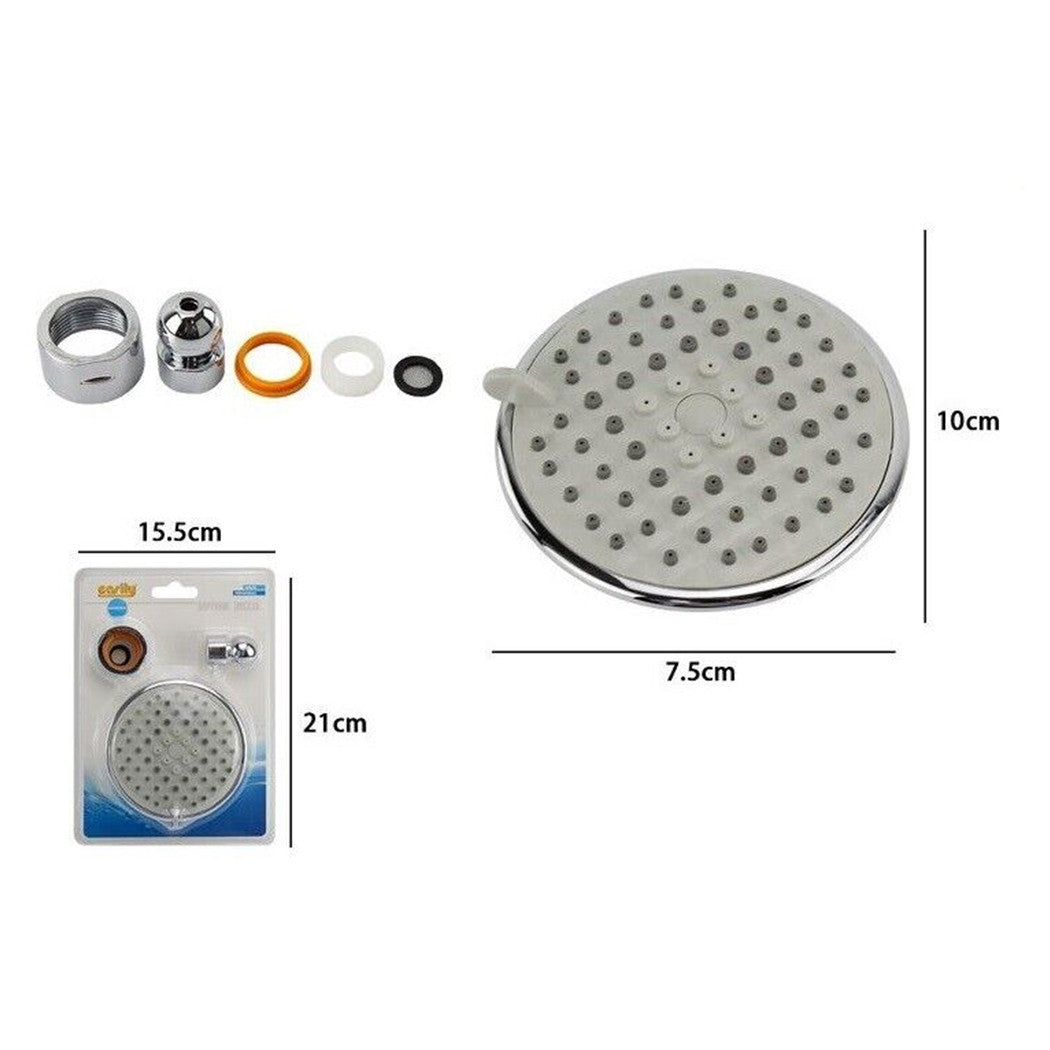 Trade Shop - Soffione Doccia Multigetto Ugelli Fori Bagno Miscelatore Ad Alta Pressione 59214 -