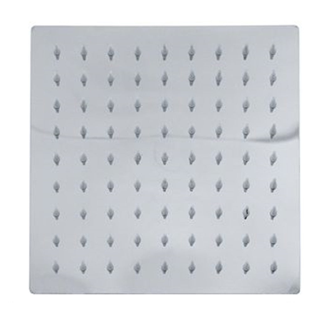 Trade Shop - Soffione Doccia Quadrato 20 X 20 Cm Ugelli Fori Bagno Miscelatore 69122 Moderno -