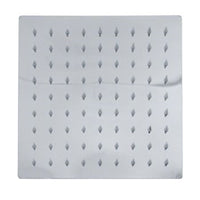 Trade Shop - Soffione Doccia Quadrato 20 X 20 Cm Ugelli Fori Bagno Miscelatore 69122 Moderno -