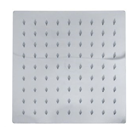 Trade Shop - Soffione Doccia Quadrato 20 X 20 Cm Ugelli Fori Bagno Miscelatore 69122 Moderno -