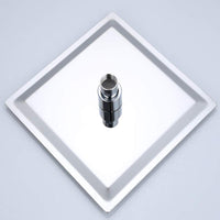 Soffione doccia quadrato in acciaio 20 25 30 40, misura 40x40