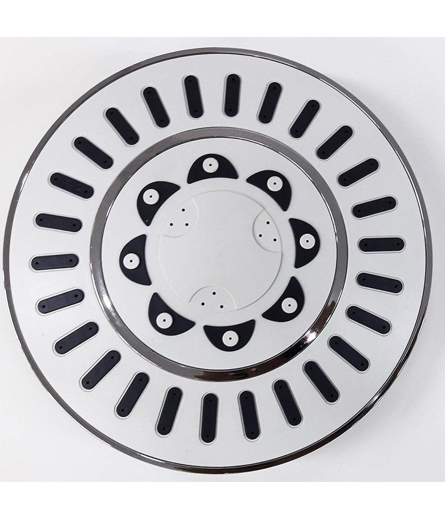 Soffione Doccia Rotondo Bianco 8  52342 19 Cm Acciaio Orientabile Ultra Flat         