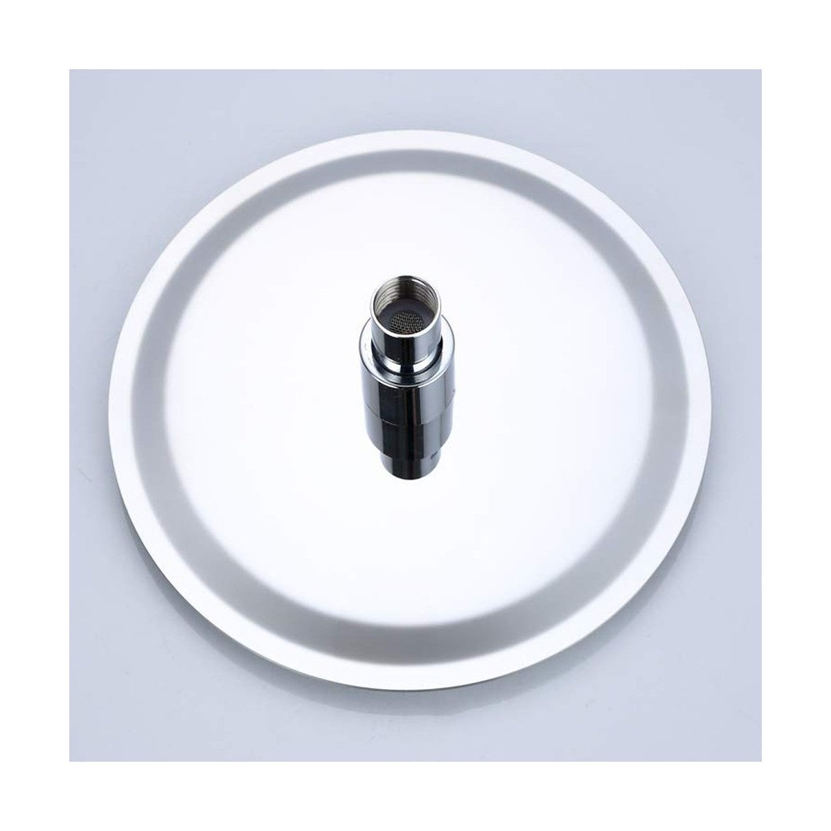 Soffione doccia tondo in acciaio 20 25 30 35 40, diametro 40