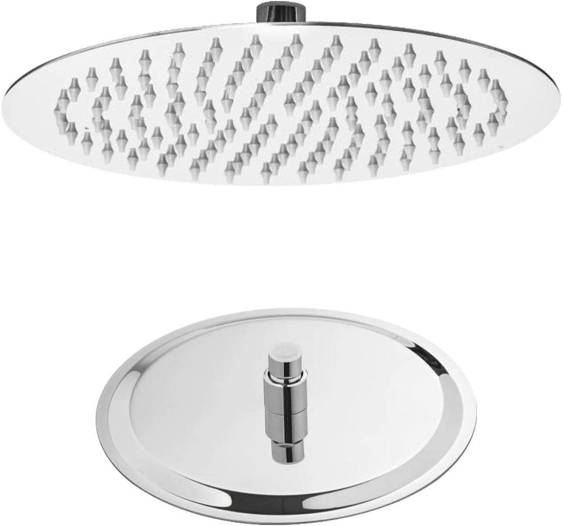 Soffione docciaÊ tondo ¯ 25 acciaio inox cromo metaform