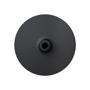 Soffione doccia Ã˜ 20 cm orientabile nero opaco