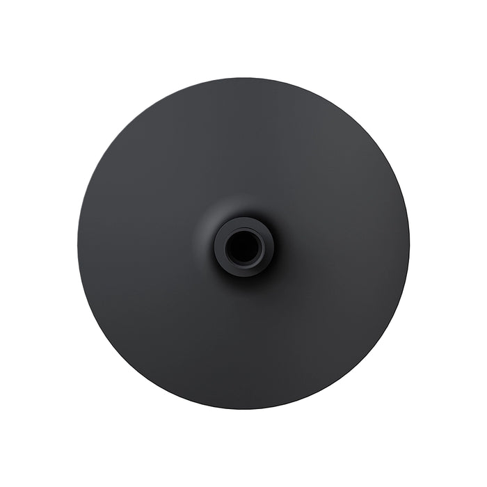 Soffione doccia Ã˜ 20 cm orientabile nero opaco