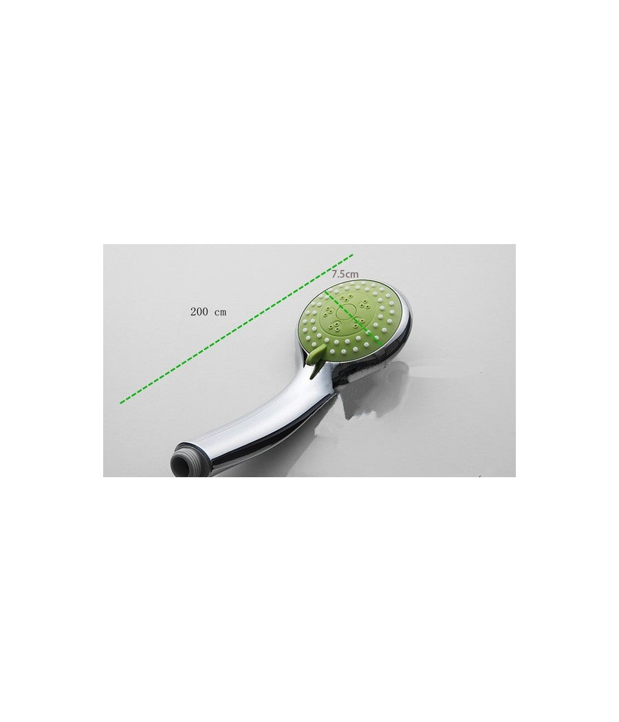 Soffione Doccia Universale Rotondo Colorato Doccetta Accessori Bagno Con Laccio  Rosa       