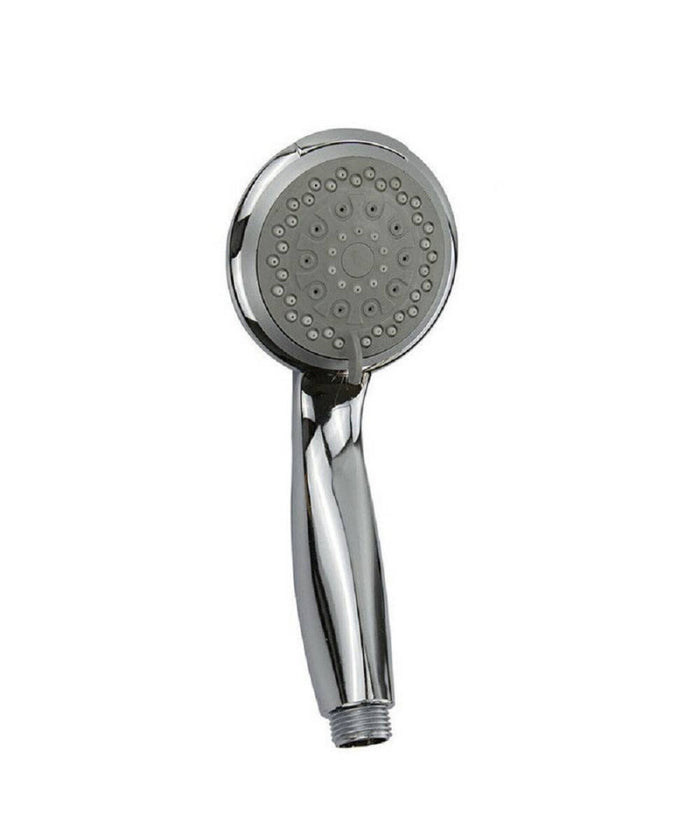 Soffione Doccia Vasca Multigetto Abs Cromato Grigio Sistema Attacco 1/2" 69343         