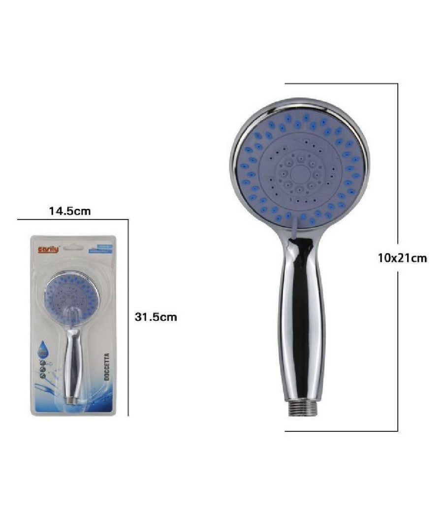 Soffione Multigetto Doccia Vasca Bagno Doccetta Telefono 69058 Getto Regolabile         