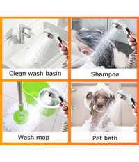 Soffione Telefono Doccia Per Rubinetto Bagno Cucina Con Spirale Elastica Q-hs1         