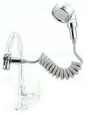 Soffione Telefono Doccia Per Rubinetto Bagno Cucina Con Spirale Elastica Q-hs1         