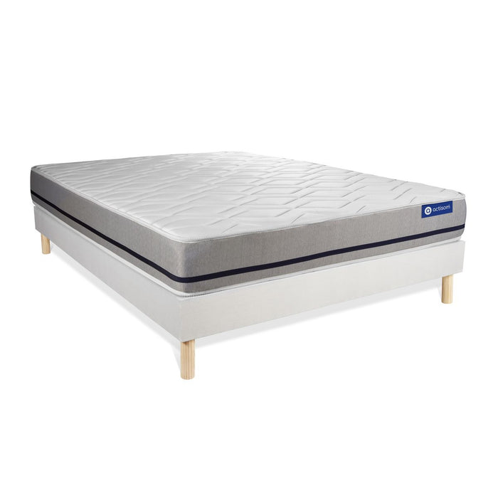 Kit rete e materasso Actimemo soft 130x200cm - Spessore : 20cm- memory foam - Moderatamente rigido