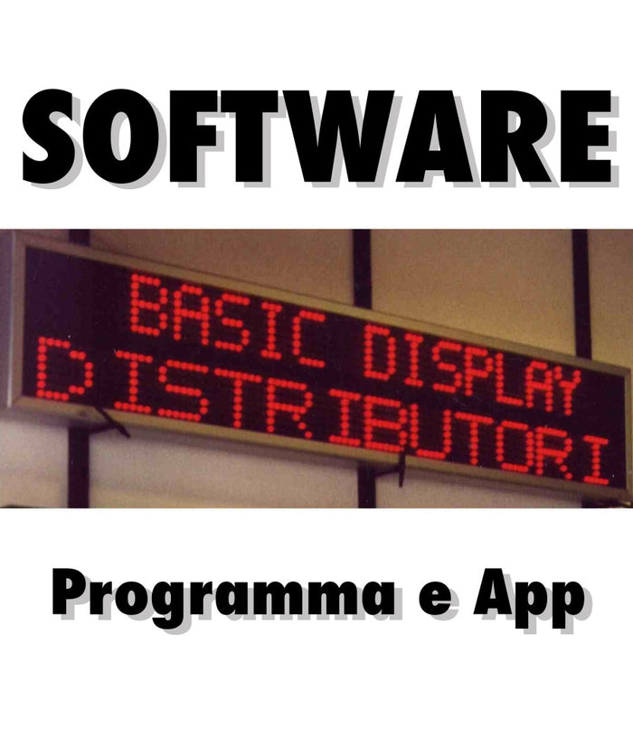 Software Programma Per Programmazione Insegna Luminosa A Led Scorrevole         