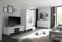 Madia 3 ante laccata bianco opaco, ZLCFIMD3A