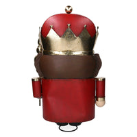 Soldatino metallo rosso cm 38,8x22,2h63