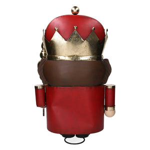 Soldatino metallo rosso cm 38,8x22,2h63