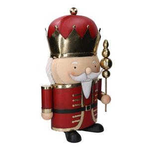 Soldatino metallo rosso cm 38,8x22,2h63