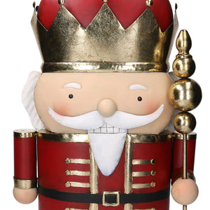 Soldatino metallo rosso cm 38,8x22,2h63