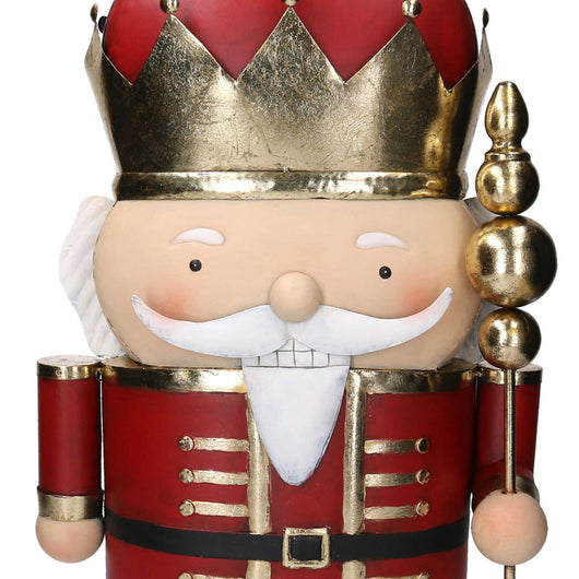 Soldatino metallo rosso cm 38,8x22,2h63