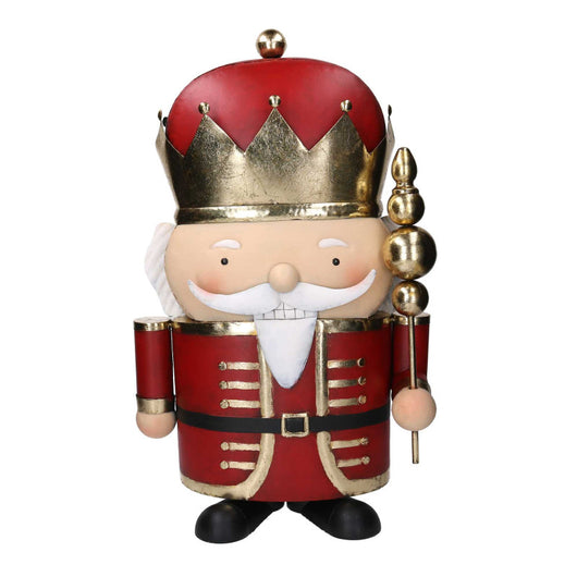 Soldatino metallo rosso cm 38,8x22,2h63