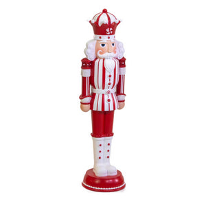 Soldatino resina bianco e rosso cm 10x9,5h33