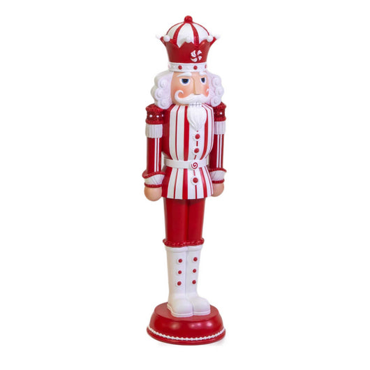 Soldatino resina bianco e rosso cm 10x9,5h33