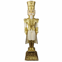 Soldatino resina oro cm h122