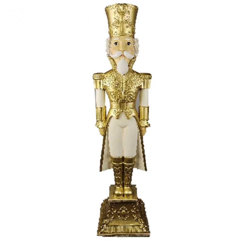 Soldatino resina oro cm h122