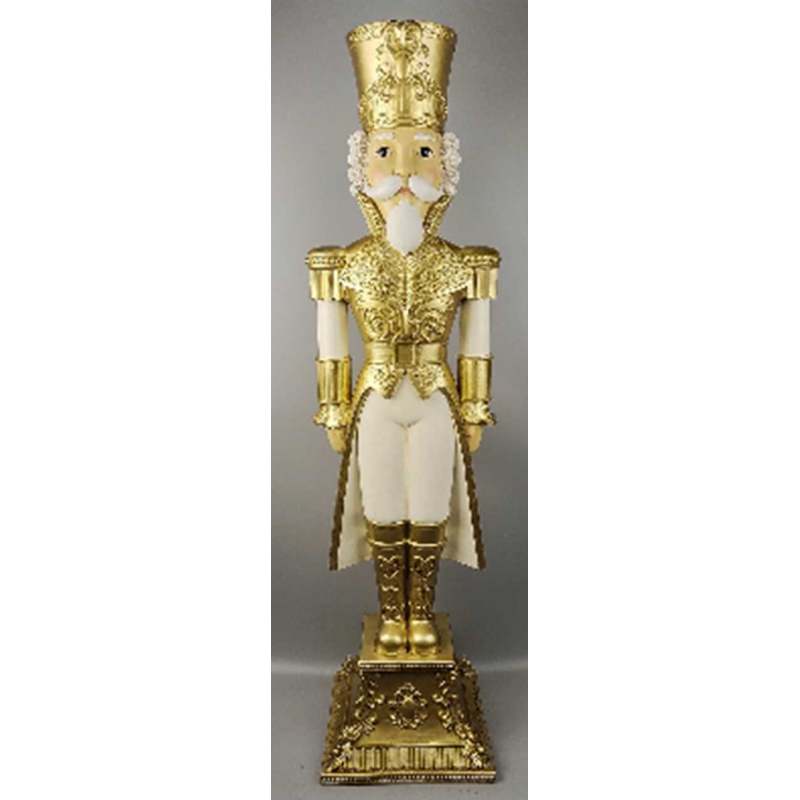 Soldatino resina oro cm h122