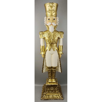 Soldatino resina oro cm h122