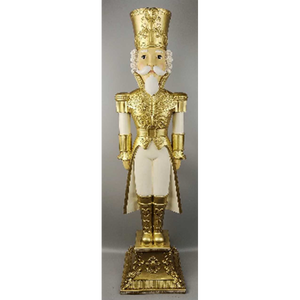 Soldatino resina oro cm h122