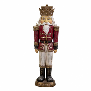 Soldatino resina rosso con led cm30x20,5h92