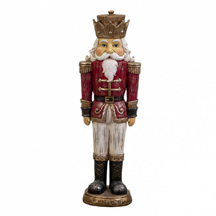 Soldatino resina rosso con led cm30x20,5h92