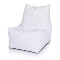 Solid Pouf Poltrona Sacco Seduta in Poliestere Arredamento Esterni e Interni Spalliera Alta