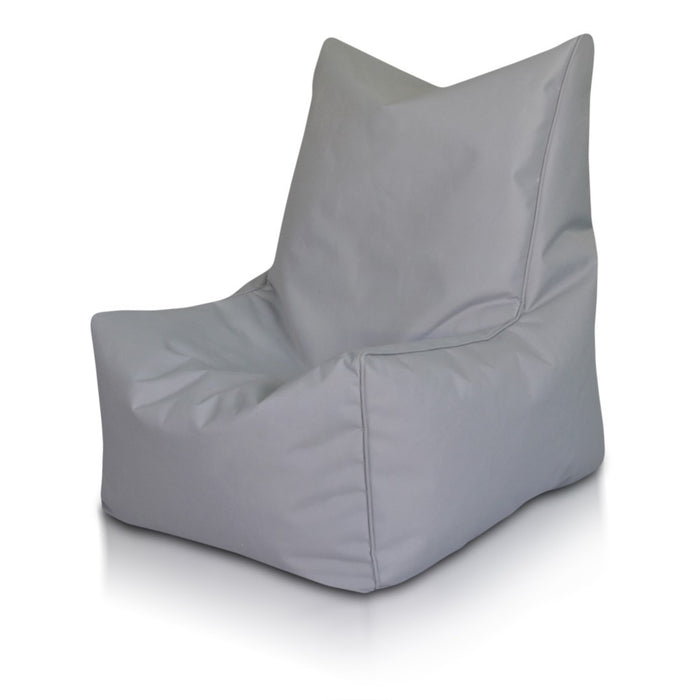Solid Pouf Poltrona Sacco Seduta in Poliestere Arredamento Esterni e Interni Spalliera Alta