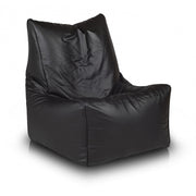 Solid Pouf Sacco con Imbottitura Seduta Morbida in Ecopelle