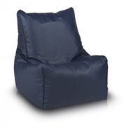 Solid Pouf Sacco con Imbottitura Seduta Morbida in Ecopelle