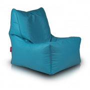 Solid Pouf Sacco con Imbottitura Seduta Morbida in Ecopelle