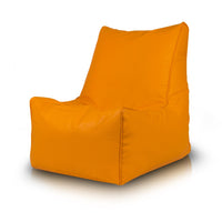 Solid Pouf Sacco con Imbottitura Seduta Morbida in Ecopelle