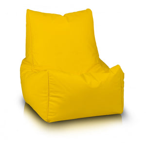 Solid Pouf Sacco con Imbottitura Seduta Morbida in Ecopelle